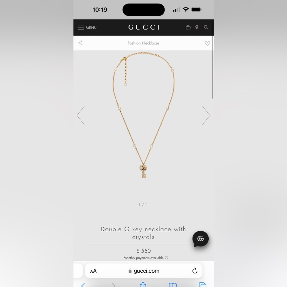 gucci necklace